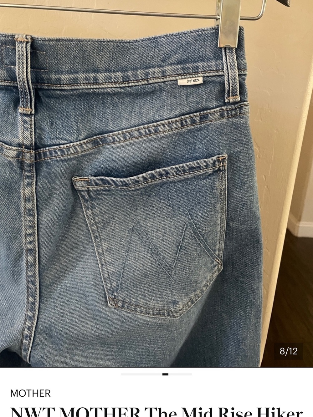 MOTHER Light Blue the hiker- Denim Jeans - Picture 14 of 15